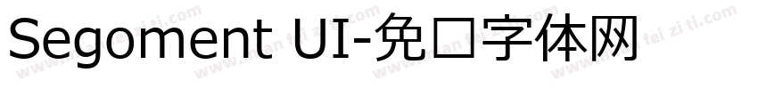 Segoment UI字体转换